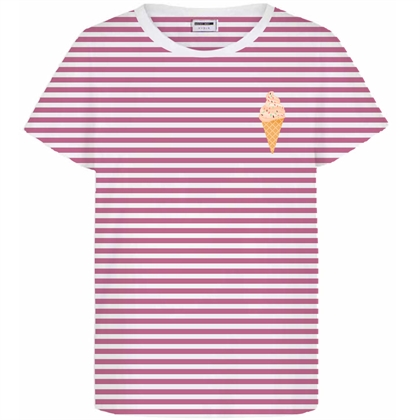 Noisy May T-shirt Nate - Pink Powder